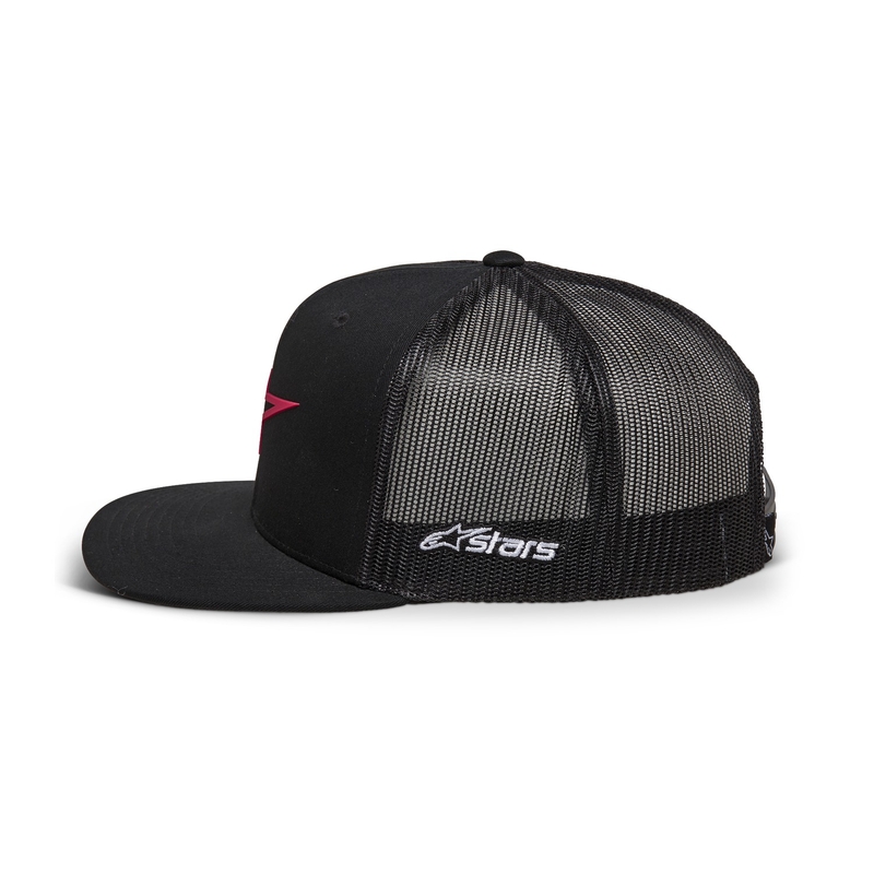 Alpinestars 3D Ageless Trucker Cap črno-rdeča