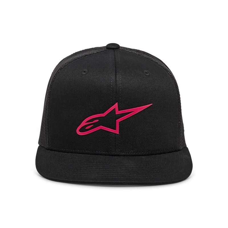 Alpinestars 3D Ageless Trucker Cap črno-rdeča