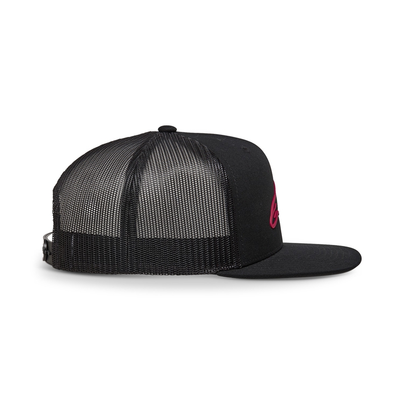 Alpinestars 3D Ageless Trucker Cap črno-rdeča