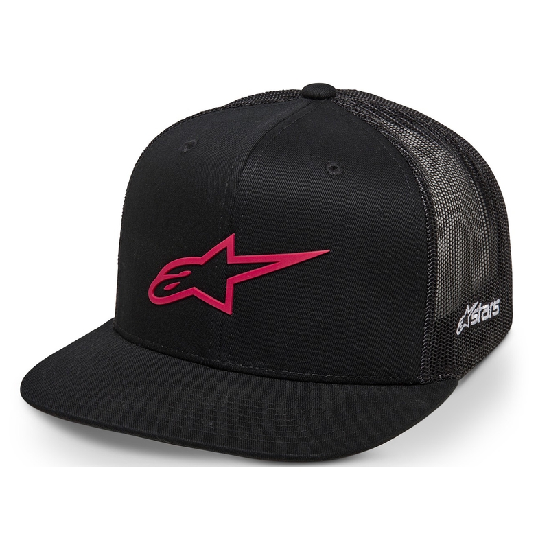 Alpinestars 3D Ageless Trucker Cap črno-rdeča