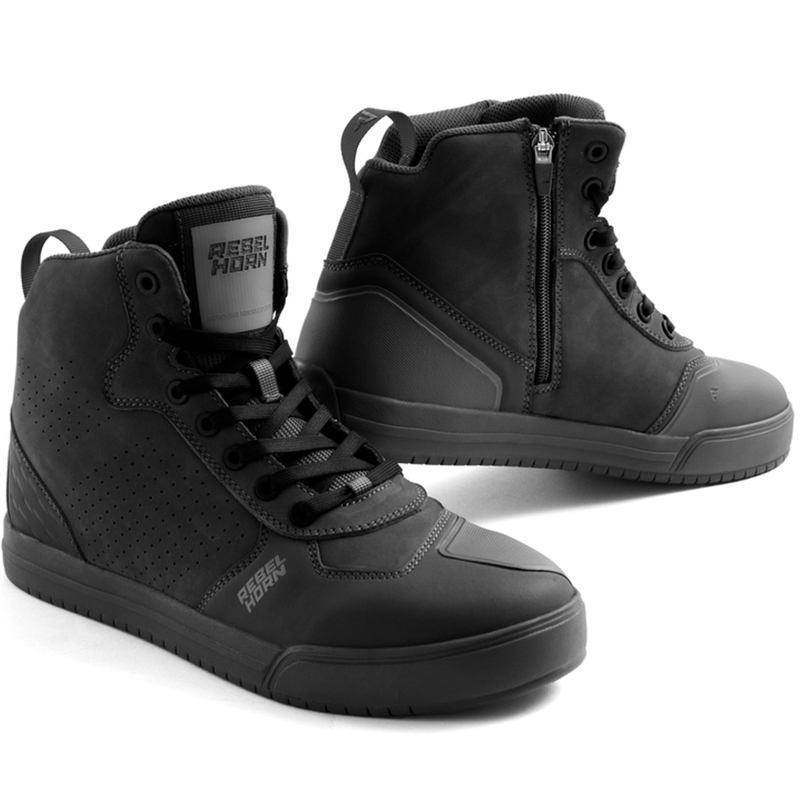 Rebelhorn Spike usnjeni motoristični škornji črne barve