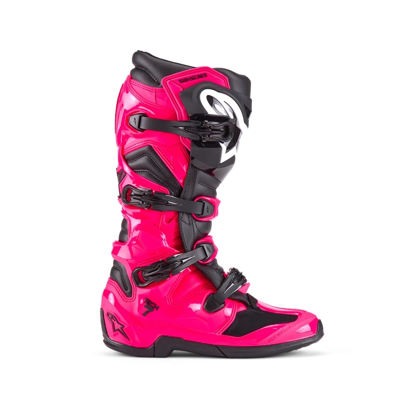 Motokros škornji Alpinestars TECH 7 roza-črni