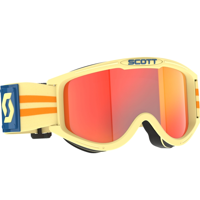 Motokros očala SCOTT 89X Era bež z oranžnim pleksi steklom