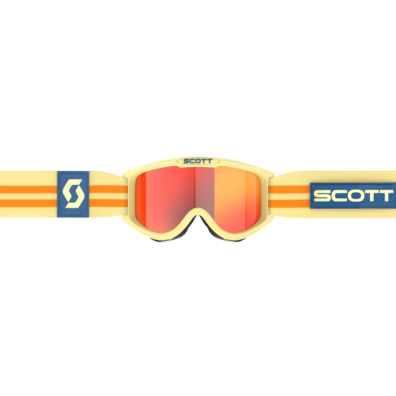 Motokros očala SCOTT 89X Era bež z oranžnim pleksi steklom