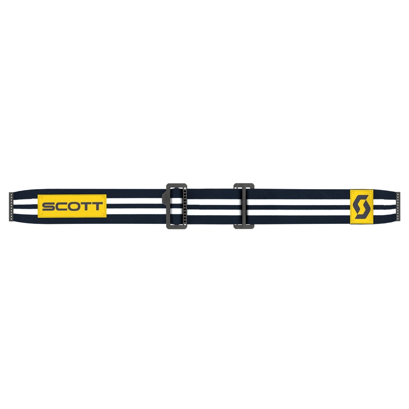 Motokros očala SCOTT 89X Era modro-bela z rumenim kromiranim pleksi steklom razprodaja