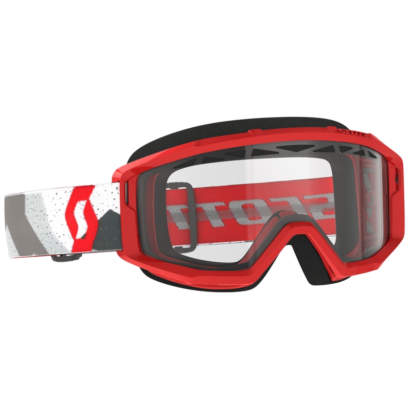 Motokros očala SCOTT Primal Enduro camo rdeča s prozornim pleksi steklom razprodaja