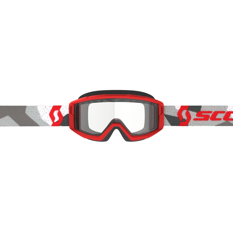 Motokros očala SCOTT Primal Enduro camo rdeča s prozornim pleksi steklom razprodaja