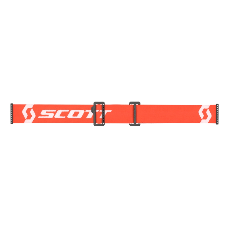 Motokros očala SCOTT Primal Clear oranžno-bela s prozornim pleksi steklom