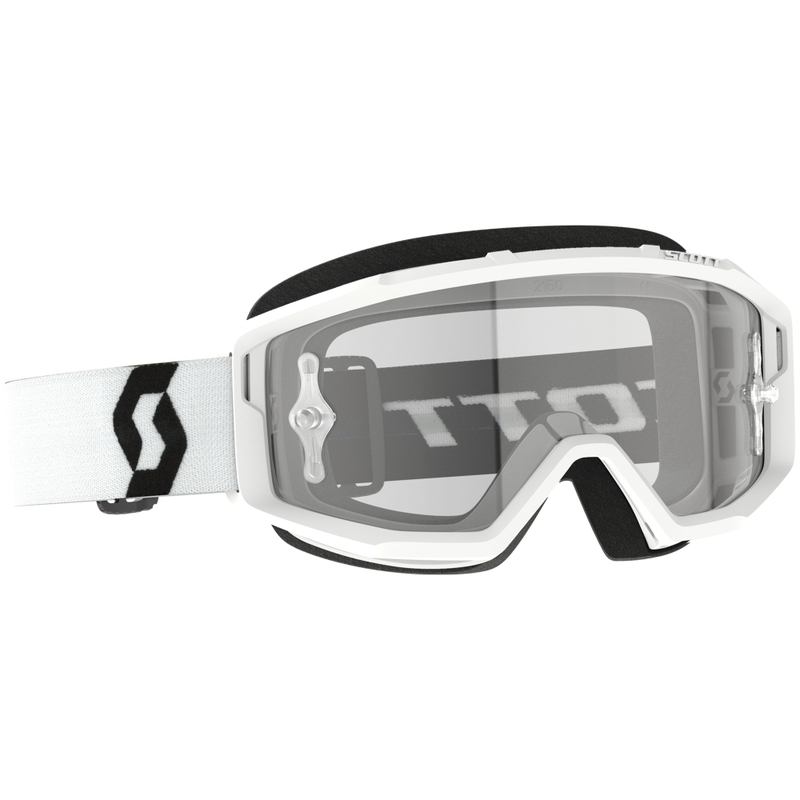 Motokros očala SCOTT Primal Clear white s prozornim pleksi steklom