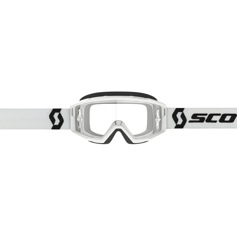 Motokros očala SCOTT Primal Clear white s prozornim pleksi steklom