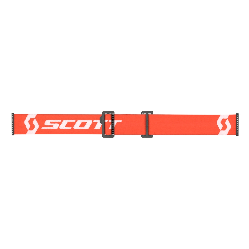 Motokros očala SCOTT Primal CH oranžno-bela s krom oranžnim pleksi steklom