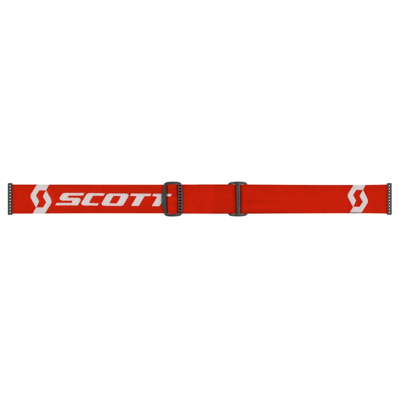 Motokros očala SCOTT Primal CH rdeče-bela s krom oranžnim pleksi steklom