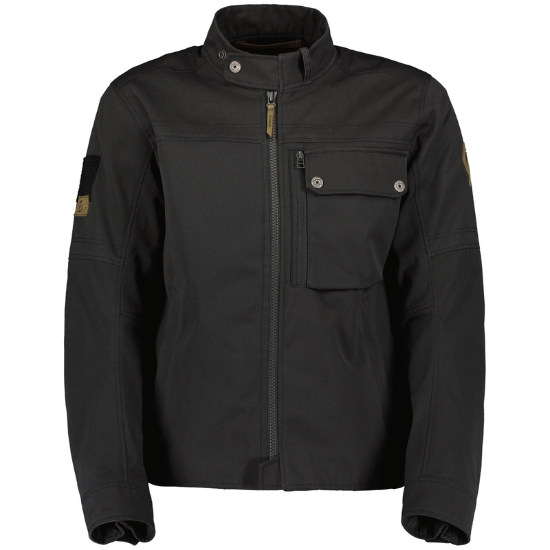 Motoristična jakna SCOTT JACKET VINTAGE črna