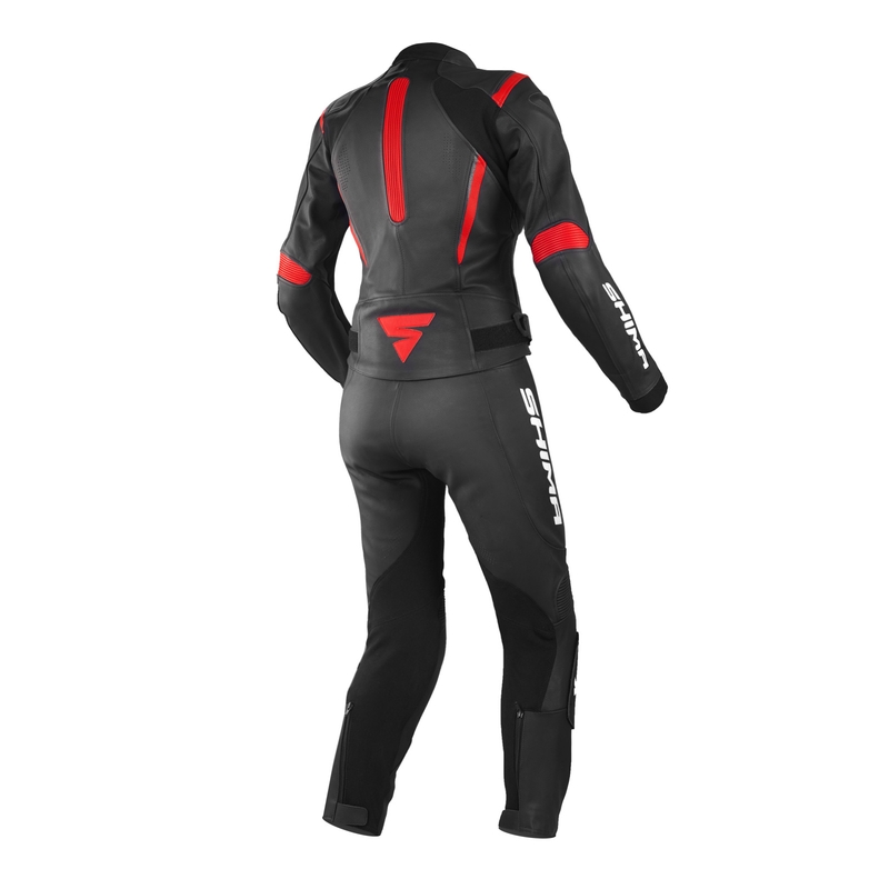 Shima Miura Ženska motoristična obleka Black and Red razprodaja