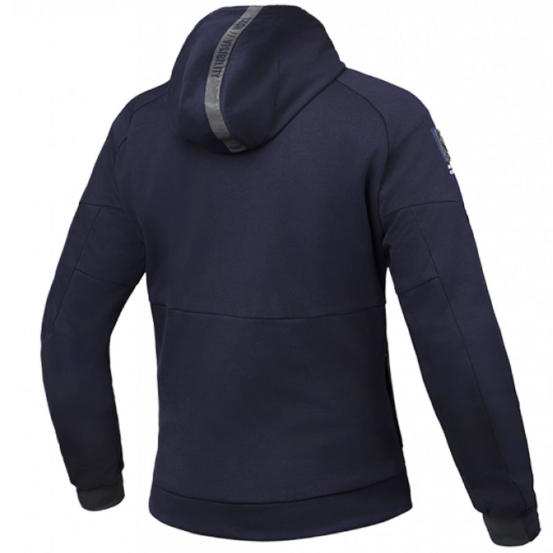 Ženska motoristična jakna IXON Touchdown modro-srebrna