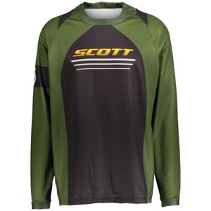 SCOTT 350 X-PLORE motokros majica črno-zelena