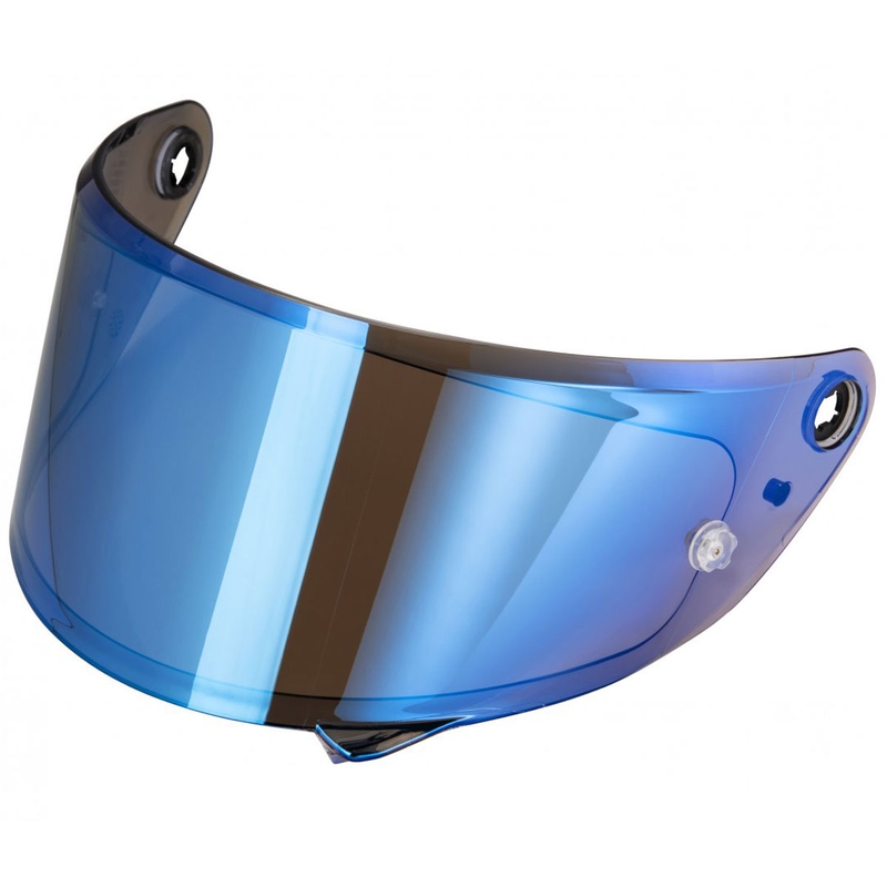Pleksi steklo HJ-37 Pinlock za čelade HJC RPHA 91 zrcalno modre barve