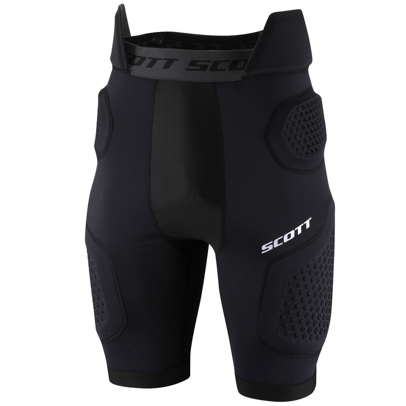 Črne motokros kratke hlače SCOTT Softcon Air Short Protector