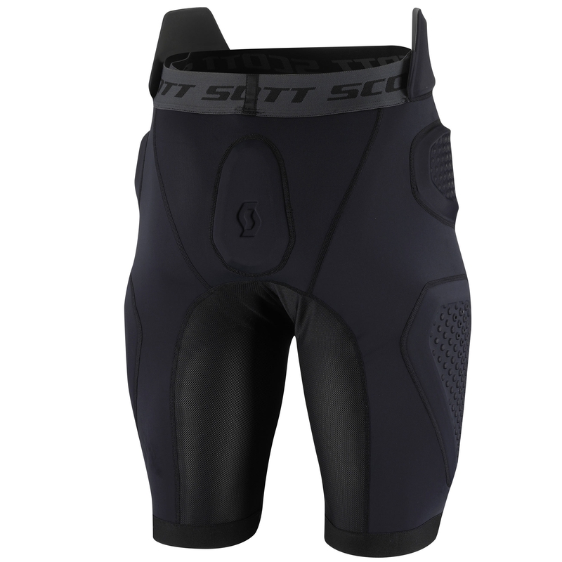 Črne motokros kratke hlače SCOTT Softcon Air Short Protector