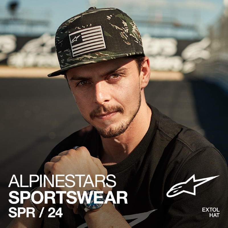 Kapa Alpinestars Extol Snapback kamuflažno zelena