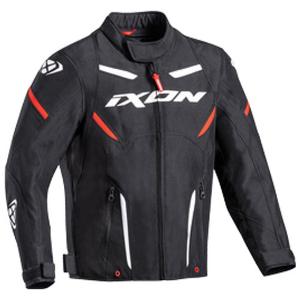 IXON Striker otroška motoristična jakna črno-bela