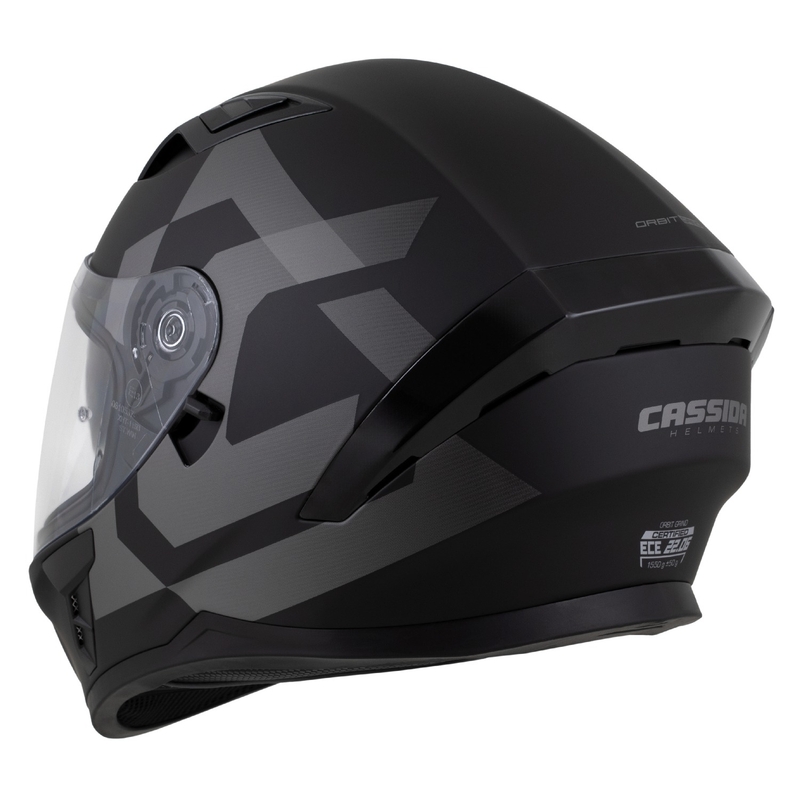 Celoobrazna čelada Cassida Orbit Grind mat črno-siva
