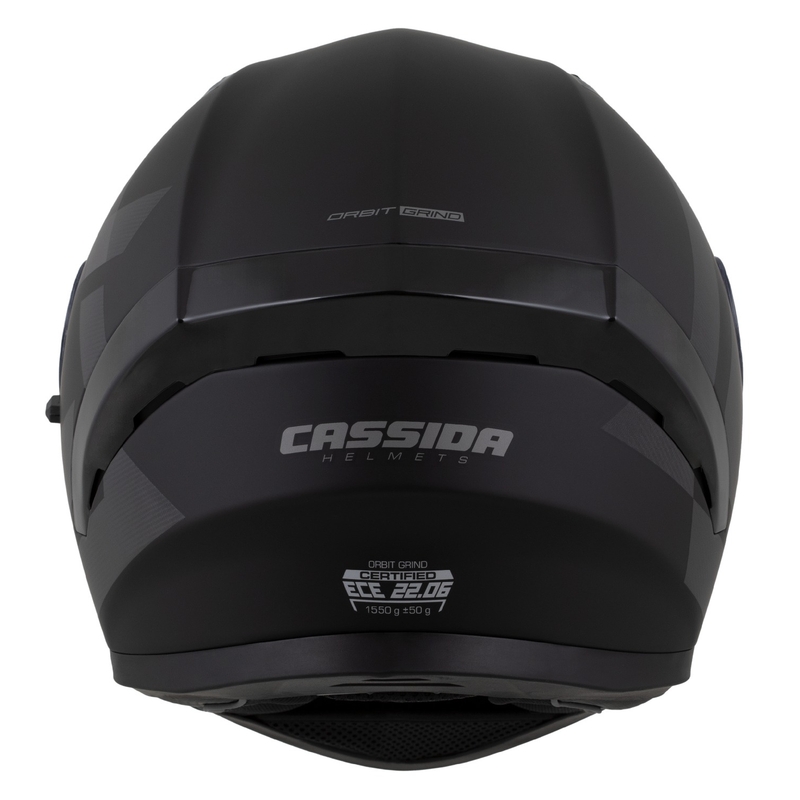 Celoobrazna čelada Cassida Orbit Grind mat črno-siva