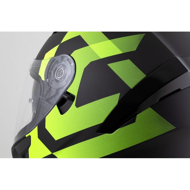 Celoobrazna čelada Cassida Orbit Grind mat črno-fluo rumena