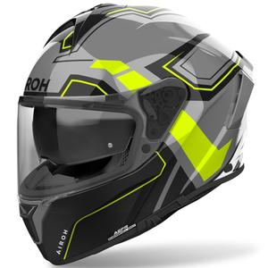 Celoobrazna motoristična čelada Airoh SPARK 2 Dart sijoče rumena