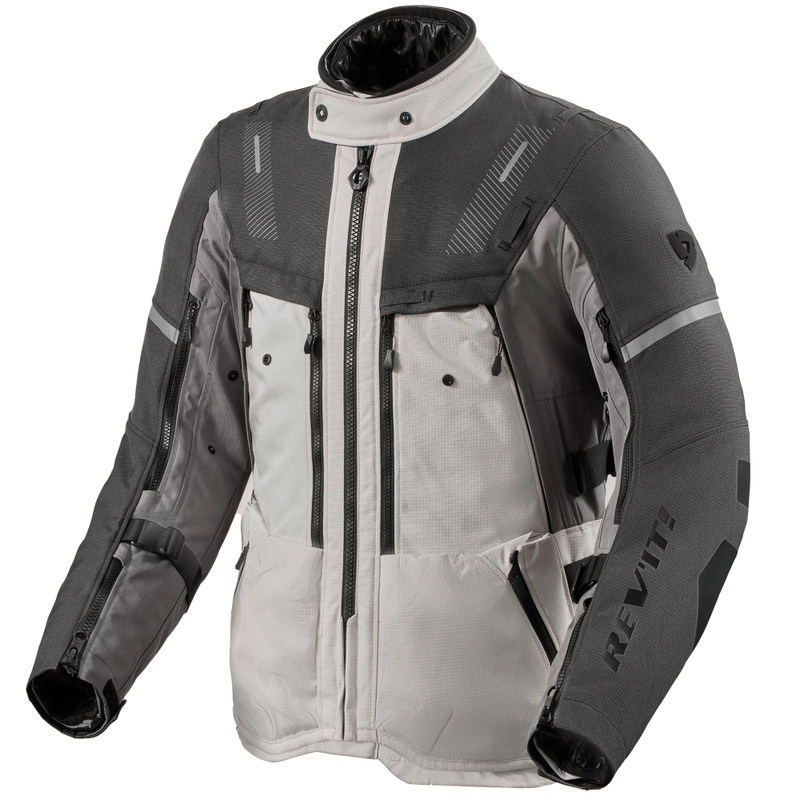 Moto jakna Revit Sand 5 H2O srebrno-antracitna