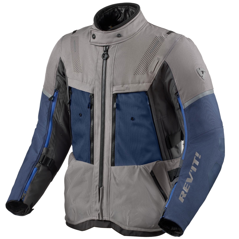 Motoristična jakna Revit Sand 5 H2O sivo-temno siva