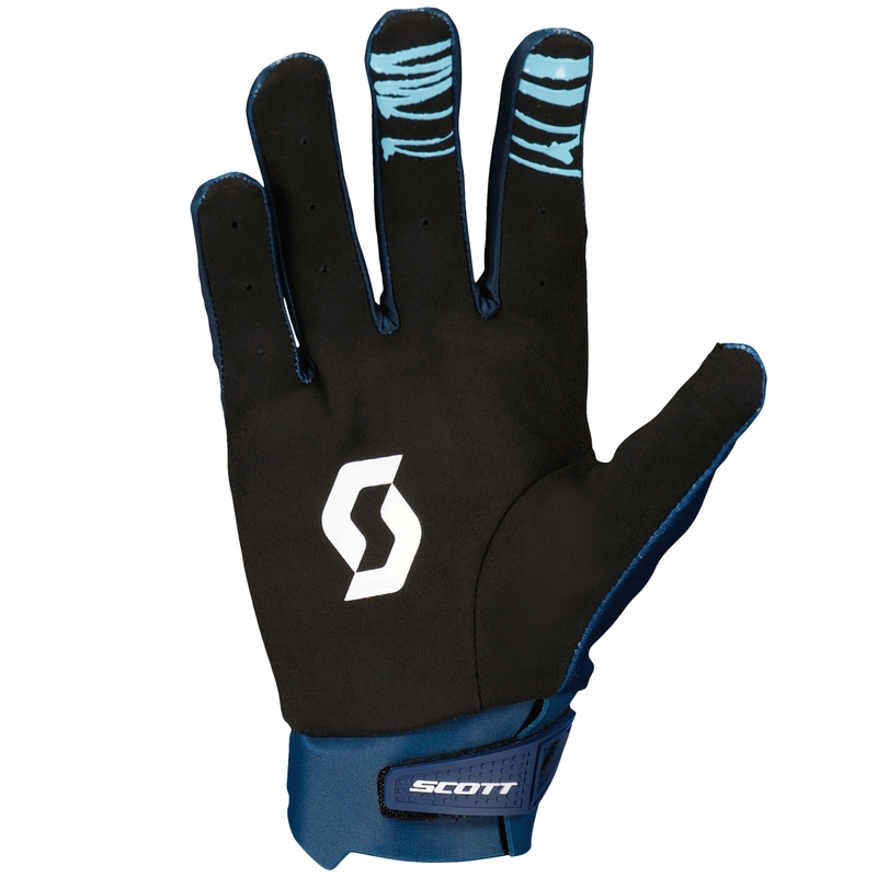 Motokros rokavice SCOTT EVO DIRT modro-rdeče