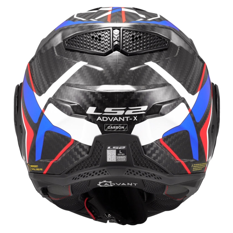 Motoristična čelada LS2 FF901 Advant XC Future II belo-modra