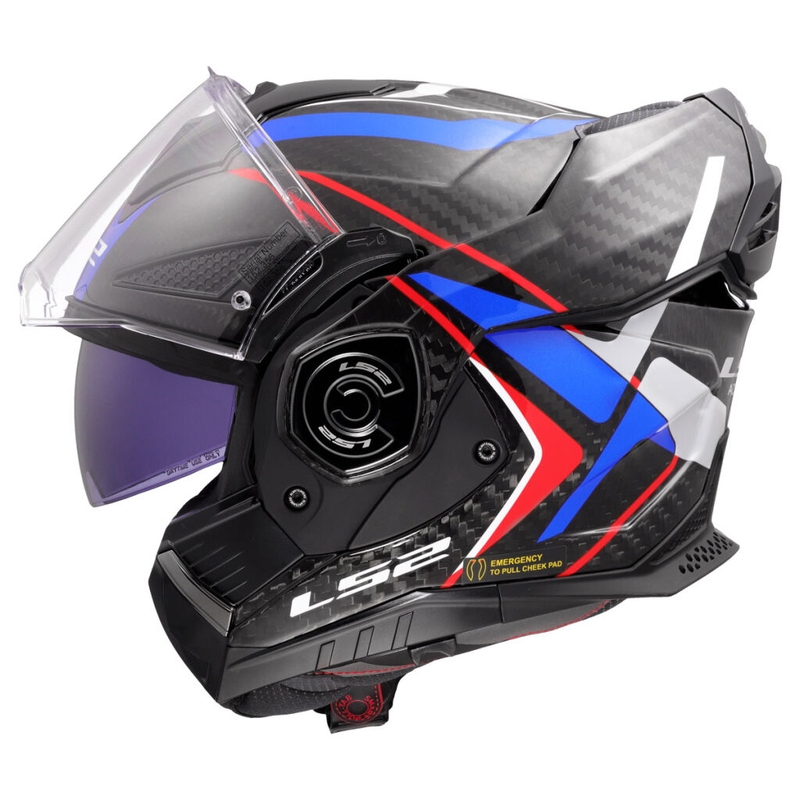 Motoristična čelada LS2 FF901 Advant XC Future II belo-modra