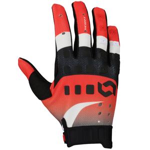 Motokros rokavice SCOTT Podium PRO rdeče-črne