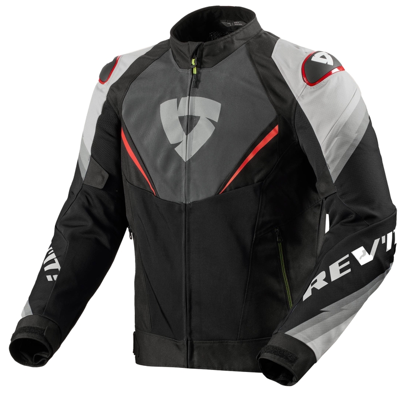Revit Quantum 3 Air motoristična jakna sivo-rdeča
