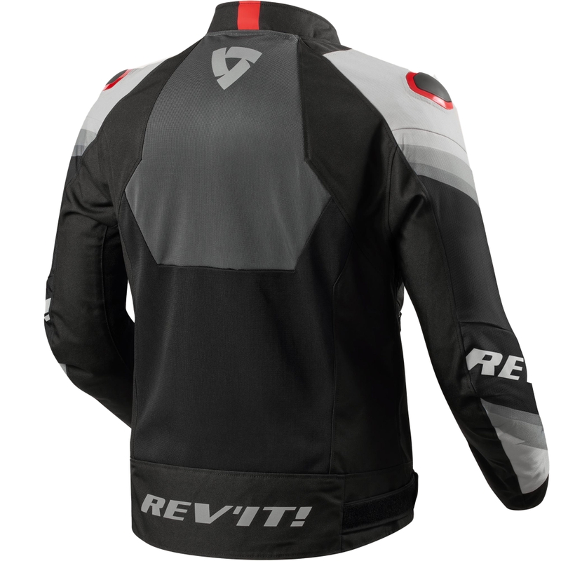 Revit Quantum 3 Air motoristična jakna sivo-rdeča