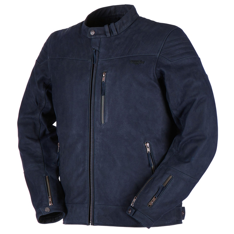 Usnjena jakna Furygan Clint Evo blue