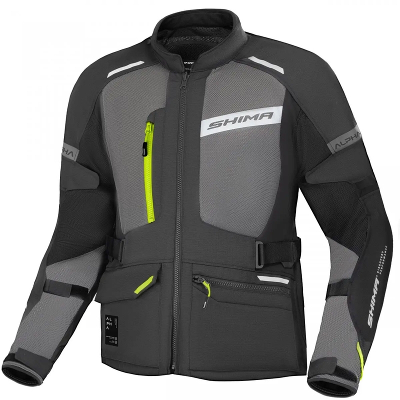 Motoristična jakna Shima Alpha fluo