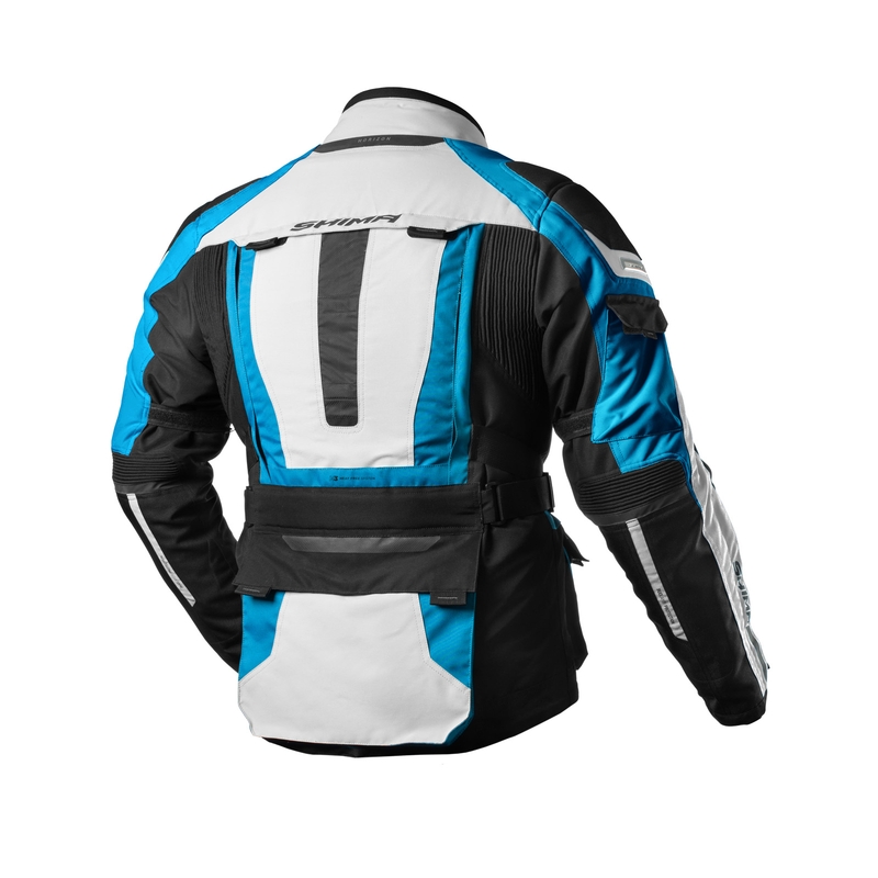 Shima Horizon Blue-Grey-Black motoristična jakna razprodaja