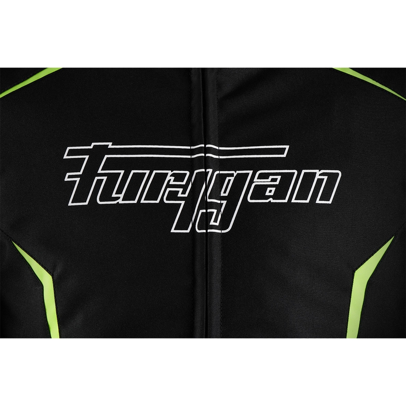 Furygan Yori motoristična jakna črno-bela-fluo rumena