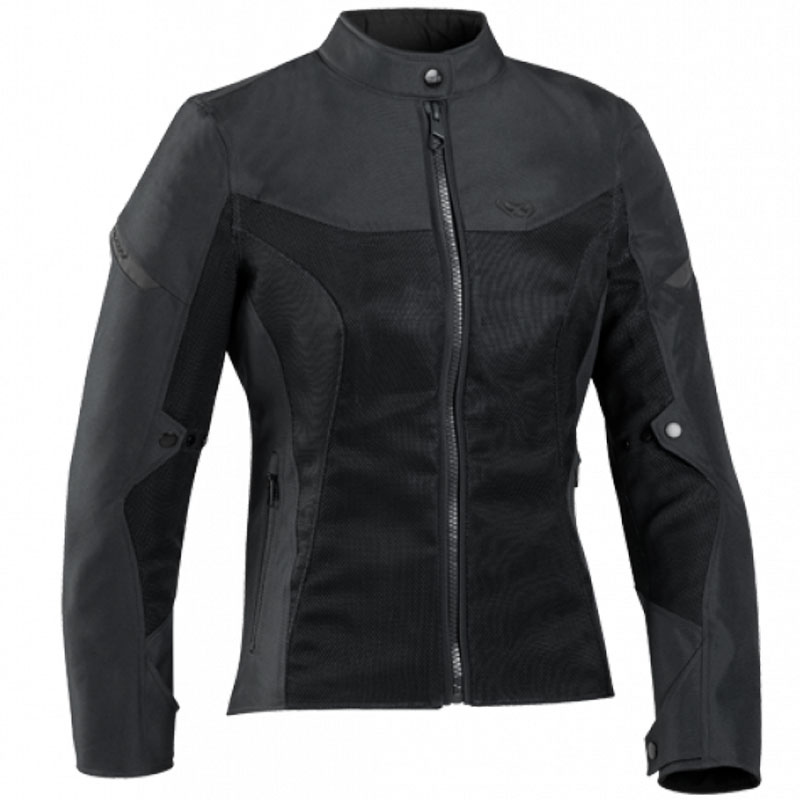 Ženska motoristična jakna IXON Fresh Lady C-velikost črna