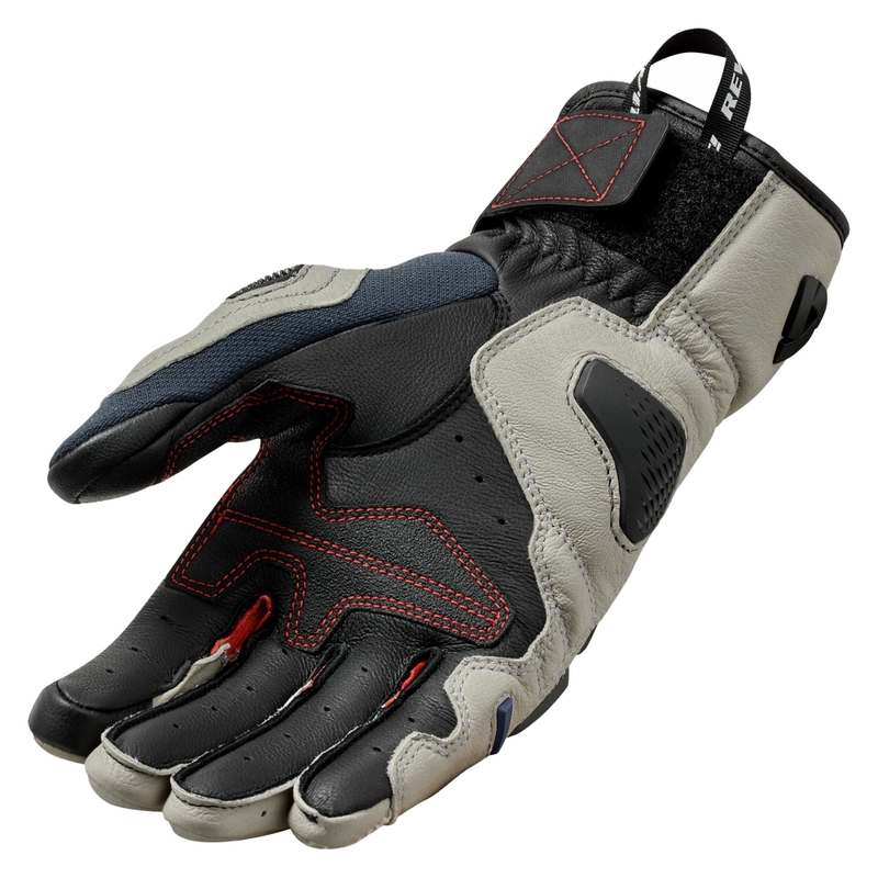 Motoristične rokavice Revit Sand 5 srebrno rdeče