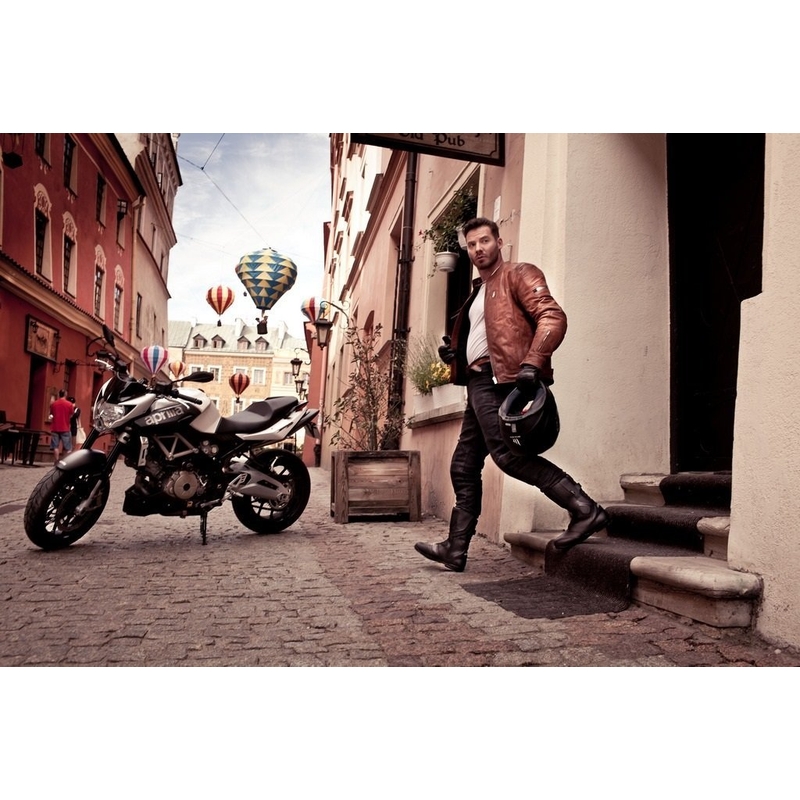 Moto jakna Shima Hunter+ rjava razprodajna razprodaja