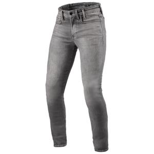 Ozke motoristične kavbojke Revit Piston 3 Washed Grey