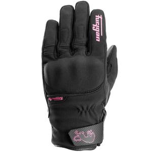 Ženske motoristične rokavice Furygan Jet Lady All Season D3O® Evo črno-roza