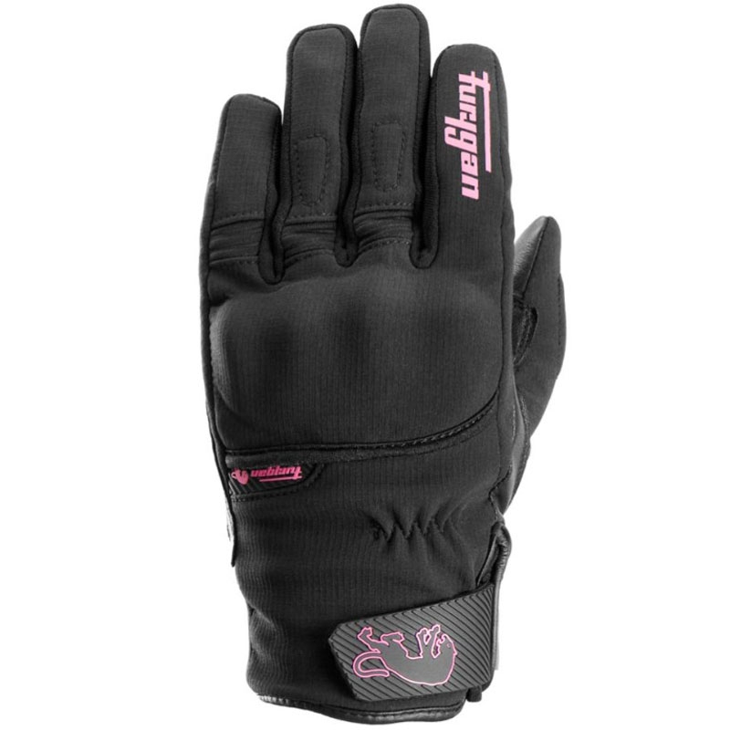 Ženske motoristične rokavice Furygan Jet Lady All Season D3O® Evo črno-roza