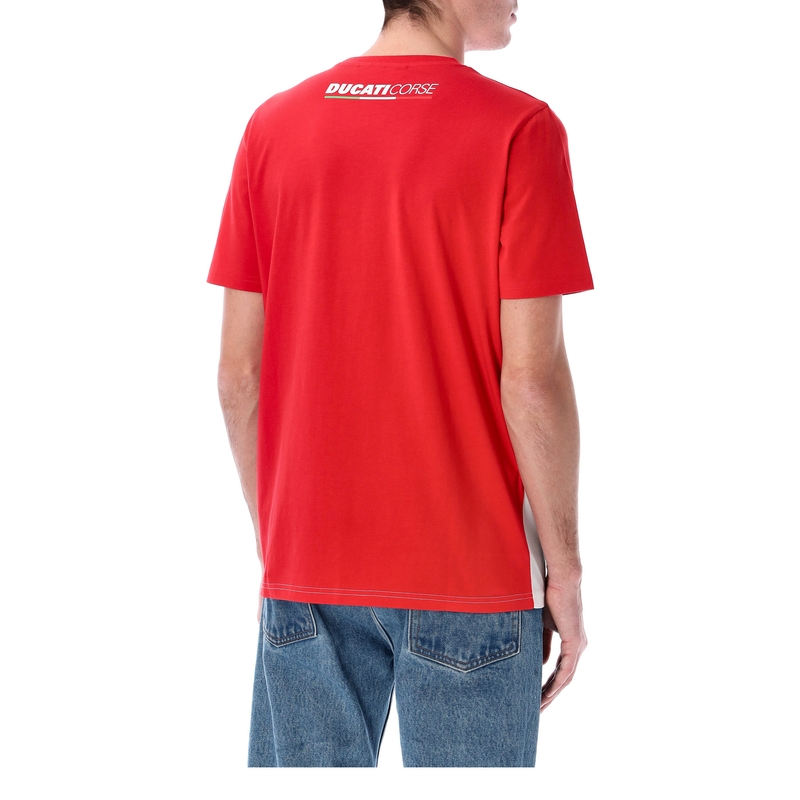 Ducati Badge T-shirt rdeče-bela