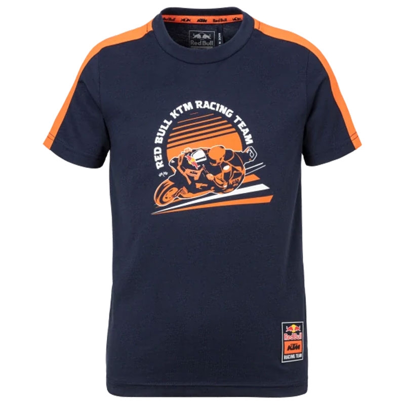 KTM Red Bull Racing Grid otroška majica modro-oranžna