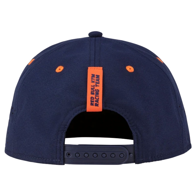 KTM Red Bull Racing Grid Flat Cap modro-oranžna